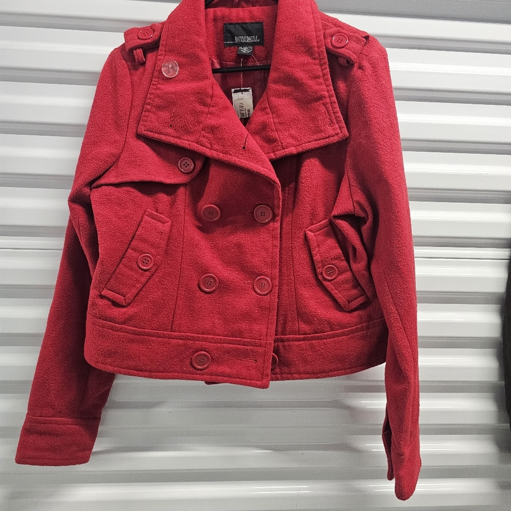 Razzle dazzle Red coat xl